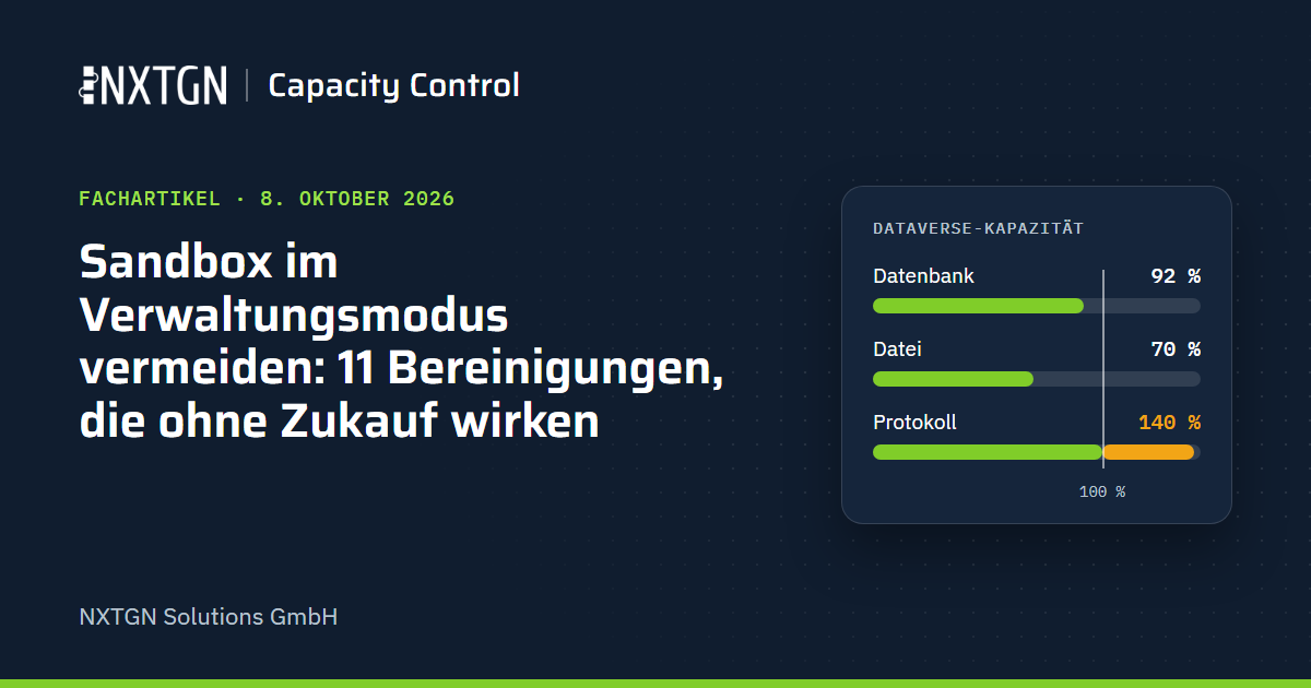 Sandbox im Verwaltungsmodus vermeiden: 11 Bereinigungen, die ohne Zukauf wirken
